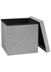 Vcm Sitztruhe &raquo;Stoff Sitztruhe Sitzbank Truhe Box Hocker Boxas&laquo; 1 Stk. tlg.