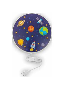 Niermann Wandleuchte &raquo;Weltall, Kinderlampe, Kinderzimmer&laquo; E14 1 Stk. bruchsicheres Geh&auml;use