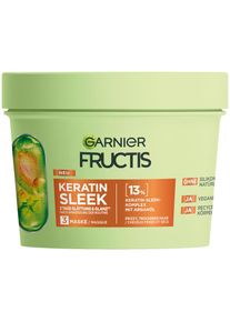 Garnier Haarmaske &raquo; FRUCTIS KERATIN SLEEK&laquo; F&uuml;r trockenes, zu Frizz neigendes Haar, sorgt f&uuml;r gesundes Aussehen.