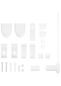 LICHTBLICK ORIGINAL Sichtschutzz&uuml;ge Montagezubeh&ouml;r-Set Packung f&uuml;r Rollos f&uuml;r Duo Rollo KDR