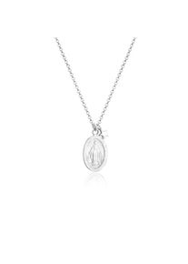 Elli Kette mit Anh&auml;nger &raquo;Halskette Marienbild Stern Glaube 925 Sterling Silber&laquo;