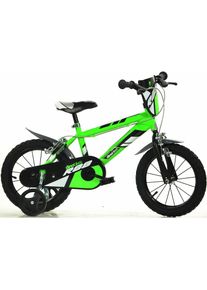 DINO BIKES Kinderfahrrad &raquo;16" R 88 Kinderfahrrad Jungen stabiler Rahmen St&uuml;tzr&auml;der 4-7 Jahre&laquo; 1 Gang mit St&uuml;tzr&auml;dern und Frontschild