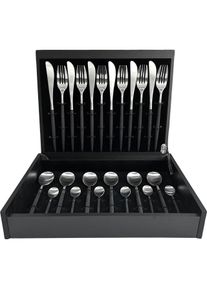 Asa 24-delig bestek set, schwarzer Griff