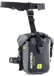 Acerbis No Water, borsa da gamba impermeabile , colore: Nero/Grigio , dimensione: 2 l