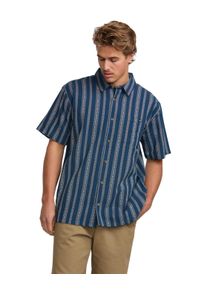 Kurzarmhemd Billabong "Sundays Jacquard", Herren, Gr. M, US-Gr&ouml;&szlig;en, schwarz (midnight), Obermaterial: 100% Baumwolle., Hemden Kurzarmhemd