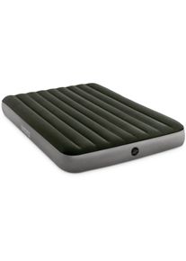 Luftbett Intex "Dura-Beam DOWNY Airbed" Gr. 152, grau (grau, gr&uuml;n), Luftbetten, B/H/L: 152cm x 25cm x 203cm, Vinyl, Luftbett, B:152cm H:25cm L:203cm
