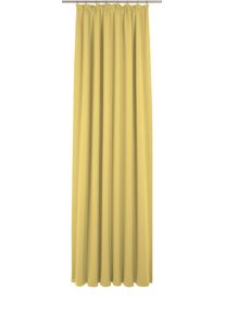 Vorhang Adam "Uni Collection light, nach Wunschma&szlig;", gelb, B:142cm H:335cm, Baumwolle (Bio-Baumwolle), Gardinen, Vorhang, aus 100% Bio-Baumwolle, Vorhang nach Wunschma&szlig;