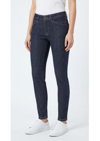 Skinny-fit-Jeans MAC "DREAM SKINNY", Damen, Gr. 42, L&auml;nge 30, fashion rinsed, Denim/Jeans, Obermaterial: 90% Baumwolle, 7% Elastomultiester, 3% Elasthan, unifarben, skinny fit kn&ouml;chellang, Jeans Skinny-fit-Jeans, mit aufwendig gearbeiteten Details an den Taschen