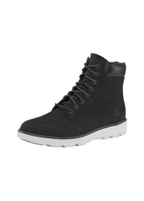 Schn&uuml;rboots Timberland "Keeley Field 6 inch", Damen, Gr. 40, schwarz, Leder, Textil, Schuhe Schn&uuml;rboots, Winterstiefel, Schn&uuml;rstiefel, Winterschuhe