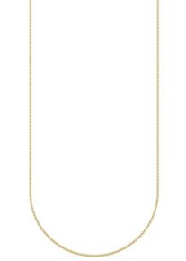 Collierkettchen Firetti "Schmuck Geschenk Silber 925 Rundankerkettengl. in mehreren Breiten" Gr. 55, gold (gelbgoldfarben), Halsketten, Damen, 55, Silber 925 (Sterlingsilber), B: 1,1mm, Collierkettchen, Made in Germany, B:1,1mm