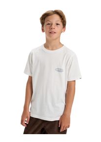 T-Shirt Quiksilver "Evo Border Lines", Jungen, Gr. 14, wei&szlig;, Obermaterial: 100% Walkfrottier;, Shirts T-Shirt
