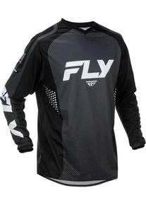 Fly Racing F-16, maillot , couleur: Noir/Blanc , taille: L