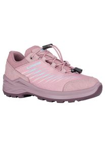 Wanderschuh Lowa "ZIRROX II GTX LO JR", Jungen, Gr. 31, rosa (altrosa, rose), Synthetik, Textil, Schuhe Wanderschuh, wasserdicht dank Gore-Tex Membrane