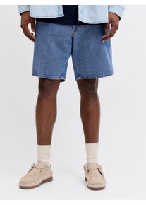 Jack & Jones PlusSize Jeansbermudas "JJITONY JJORIGINAL SHORT", Herren, Gr. 46 (6XL), N-Gr, blau denim, Denim/Jeans, Obermaterial: 100% Baumwolle, JACK & JONES PLUSSIZE, leichte Abriebeffekte, relaxed fit kniefrei, Jeans Jeansbermudas, Five-Pocket-Design, relaxed fit