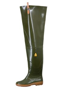 Watstiefel Nora "River" Gr. 43, gr&uuml;n (oliv), 43, Obermaterial: 100% Naturkautschuk NaRubber., Schuhe, Watstiefel