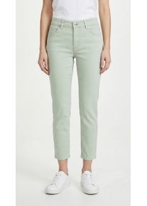 7/8-Hose MAC "Melanie Summer", Damen, Gr. 42, L&auml;nge 27, wrought iron ppt, Twill, Obermaterial: 97% Baumwolle, 3% Elasthan, figurbetont, Hosen 7/8-Hose, Verk&uuml;rzt in sommerlicher Qualit&auml;t
