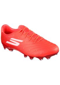 Fu&szlig;ballschuh Skechers "Skechers Soccer&trade; Harry Kane SKX_1.5 Academy TF&trade;", Herren, Gr. 46, rot (crl korall, rot), Synthetik, gemustert, Schuhe Fu&szlig;ballschuh, Rasenschuh, Trainingsschuh f&uuml;r pr&auml;zise Ballkontrolle