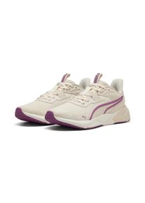 Trainingsschuh Puma "DISPERSE XT 4 KNIT", Damen, Gr. 42, Textil, alpine snow, electric orchid, plum wine, Schuhe Trainingsschuh, mit atmungsaktivem Strickobermaterial, mit TPU-Fersenklammer
