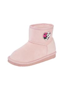 Schlupfboots Disney "MINNIE", M&auml;dchen, Gr. 27, w&auml;rmend, rosa (pink), Textil, Schuhe Schlupfboots, Winterschuhe, Winterboots, Snowboots, Schlupfstiefel, gef&uuml;ttert