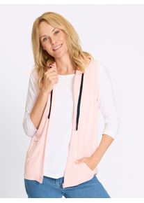 Sweatweste Classic Basics, Damen, Gr. 52, rosa (hellros&eacute;), 100% Baumwolle, unifarben, Westen Sweatweste