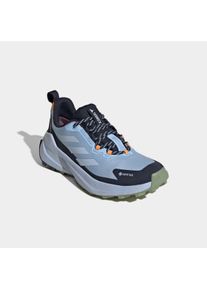 Wanderschuh adidas terrex "TRAILMAKER 2.0 GORE-TEX", Damen, Gr. 40,5, glow blau, crystal sky, legend ink, Synthetik, Textil, Schuhe Wanderschuh, wasserdicht dank Gore-Tex Membrane