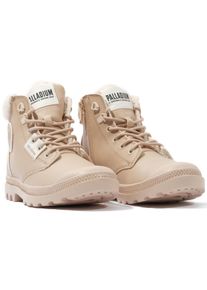 Winterboots Palladium "PAMPA HI SNOW WARM", Damen, Gr. 42, beige (beige tan), Leder, Schuhe Winterboots, Winterschuhe, Winterstiefel, Snowboots, wasserabweisend & gef&uuml;ttert