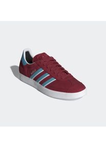 Sneaker adidas originals "GAZELLE", Herren, Gr. 43, bunt (collegiate burgundy, preloved blau, cloud wei&szlig;), Leder, Synthetik, Schuhe Sneaker