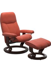 Relaxsessel stressless "Consul", braun (henna), B:72cm H:94cm T:70cm, Leder BATICK: BATICK ist ein leicht korrigiertes, durchgef&auml;rbtes und genarbtes M&ouml;belleder, bei dem die meisten Unebenheiten und Spuren in der Regel entfernt wurden.;Leder PALOMA: PALOMA ist ein durchgef&auml;rbtes Semianilin-M&ouml;belleder mit nat&uuml;rlicher Narbung.;ROHLEDER Stoff Q2 FARON: Ein fester zuverl&auml;ssiger Boucl&eacute; mit einem struktu