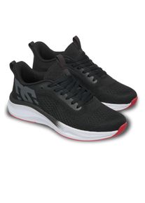 Sneaker DC Shoes "Roammax", Herren, Gr. 12,5(46,5), schwarz, rot, Obermaterial:Obermaterial: Textil / Futter: Textil / Au&szlig;ensohle: EVA + TPR;, Schuhe Sneaker