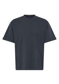 Rundhalsshirt Casual Friday "Rundhalsshirt CFEkberg", Herren, Gr. L, blau (schwarz navy), Obermaterial: 100% Baumwolle CO., Shirts Rundhalsshirt