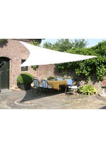Sonnensegel Floracord "Dreieck", wei&szlig;, B:360cm T:360cm, Polyester, Sonnensegel, Sonnensegel, B: 360 cm, wei&szlig;