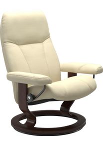 Relaxsessel stressless "Consul", beige (vanilla paloma), B:72cm H:94cm T:70cm, Leder BATICK: BATICK ist ein leicht korrigiertes, durchgef&auml;rbtes und genarbtes M&ouml;belleder, bei dem die meisten Unebenheiten und Spuren in der Regel entfernt wurden.;Leder PALOMA: PALOMA ist ein durchgef&auml;rbtes Semianilin-M&ouml;belleder mit nat&uuml;rlicher Narbung.;ROHLEDER Stoff Q2 FARON: Ein fester zuverl&auml;ssiger Boucl&eacute; mit eine
