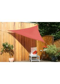 Sonnensegel Floracord, orange (terrakotta), B:300cm T:300cm, Polyethylen, Sonnensegel, Sonnensegel, Schenkell&auml;nge: 300 cm