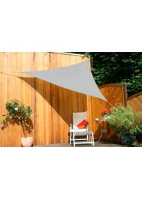 Sonnensegel Floracord, grau (dunkelgrau), B:500cm T:500cm, Polyethylen, Sonnensegel, Sonnensegel, Schenkell&auml;nge: 500 cm