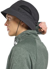 Outdoorhut Jack Wolfskin "VENT BUCKET HAT", Gr. M, grau (phantom), Materialmix, H&uuml;te Outdoorhut