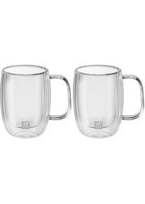 Zwilling, Espressoglas &raquo;Sorrento Plus&laquo; Doppelwandig, Borosilikatglas, 2-tlg., je 140 ml, Transparent, Borosilikatglas,