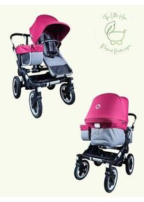 Bugaboo Donkey 2 Mono Geschwisterkinderwagen | pink