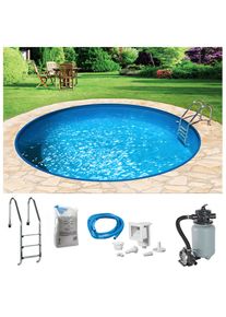 Konifera, Rundpool &raquo;COSTA RICA 1&laquo; H&ouml;he 110 cm, in verschiedenen Gr&ouml;&szlig;en, wei&szlig;, &Oslash;/B/H/L: 400 cm x Breite x H&ouml;he 110 cm x L&auml;nge