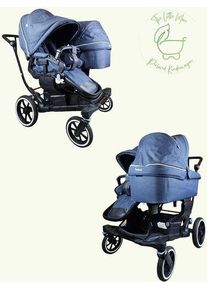 Emmaljunga NXT 90 Geschwisterwagen | schwarz