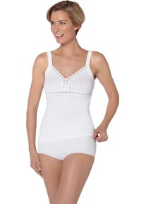 w&auml;schepur Damen BH-Hemd mit Stretch-Spitze wei&szlig; Gr&ouml;&szlig;e 42