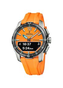 Festina, Herren, Smartwatch &raquo;Connected D&laquo;, orange, Topaktuelle Herrensmartwatch