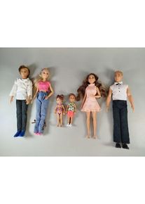 Mattel Puppen mit Zubeh&ouml;r - Set von 6, Haustiere & Roller