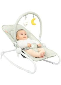 badabulle Faltbare Babywippe Lichen | hellgr&uuml;