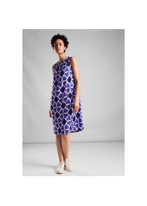 Street One, Damen, Sommerkleid Ohne Taschen mit Allover Print, violet blue, 38 - N-Gr, Kleid von Street One