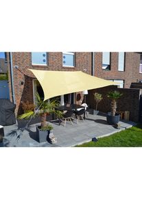 Floracord, Sonnensegel BxT: 360 x 360 cm, beige, Polyethylen,