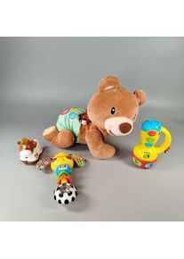 Babyspielzeug Set - VTech Taschenlampe, Rassel, Teddy