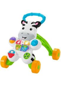 Fisher-Price Lern mit mir Zebra Lauflernwagen Version Spanisch | mehrfarbig