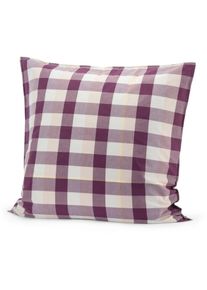 Katoenen geruite kussensloop