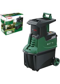 Bosch Home and Garden Bosch Home & Garden, Leiseh&auml;cksler &raquo;AXT 25 TC&laquo; 2500 Watt, Kompakte Lagerung: Der abnehmbare Trichter erm&ouml;glicht eine wirtschaftliche Lagerung des 
