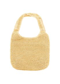 Zwillingsherz, Damen, Tragetasche &raquo;"Shopper"&laquo; geflochtenes Material, Schulterhenkel, Beige, Shopper von Zwillingsherz